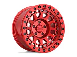 Black Rhino Primm Candy Red with Black Bolts Wheel; 18x9.5; -18mm Offset (07-18 Jeep Wrangler JK)