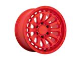 Black Rhino Raid Gloss Red Wheel; 17x8.5; -18mm Offset (07-18 Jeep Wrangler JK)