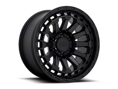 Black Rhino Raid Matte Black Wheel; 20x9.5; -18mm Offset (07-18 Jeep Wrangler JK)