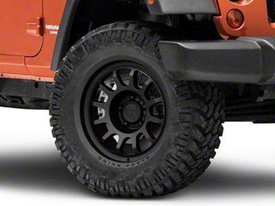 Black Rhino Rapid Matte Black Wheel; 20x9.5; -18mm Offset (07-18 Jeep Wrangler JK)