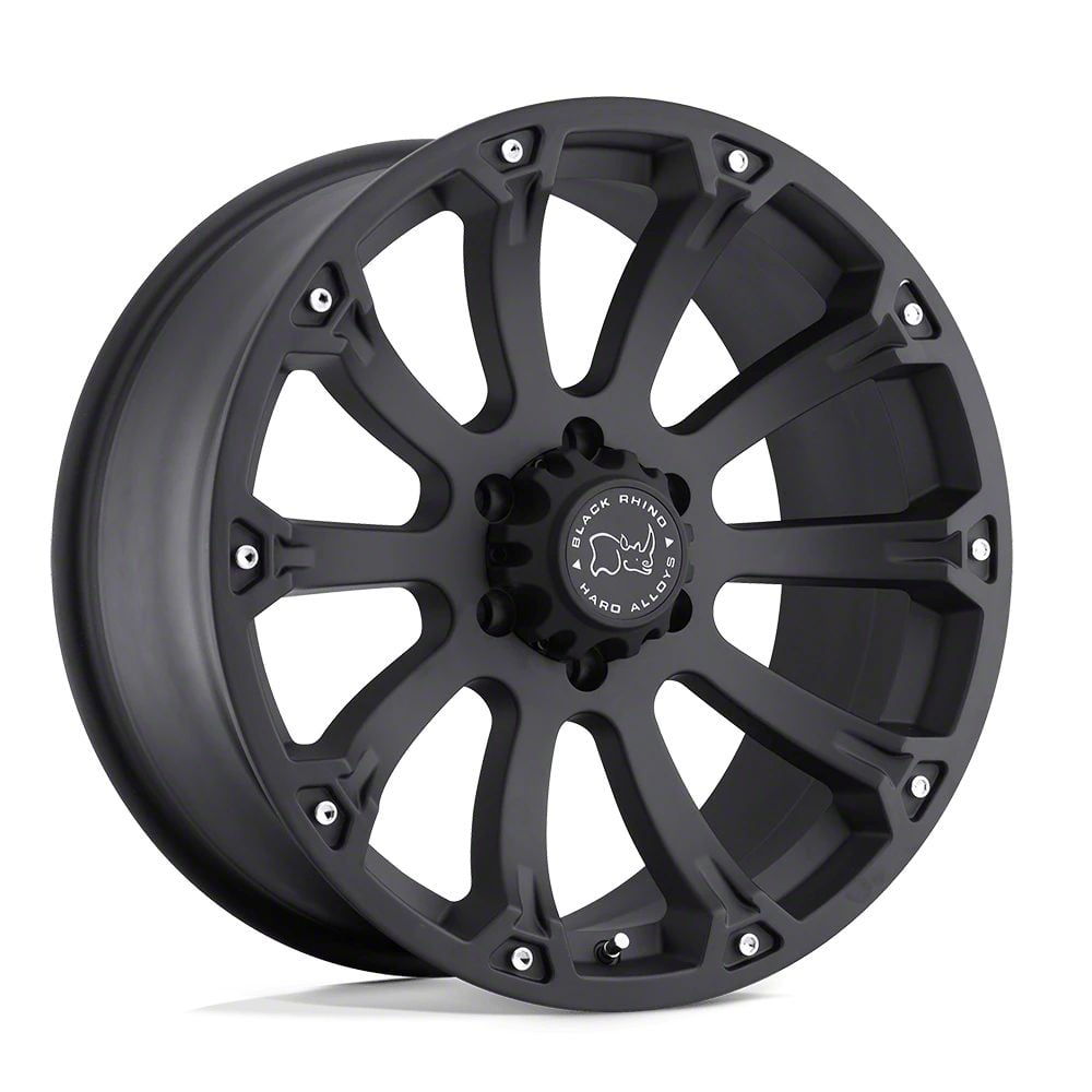 Black Rhino Jeep Wrangler Sidewinder Matte Black Wheel; 20x9; -12mm ...