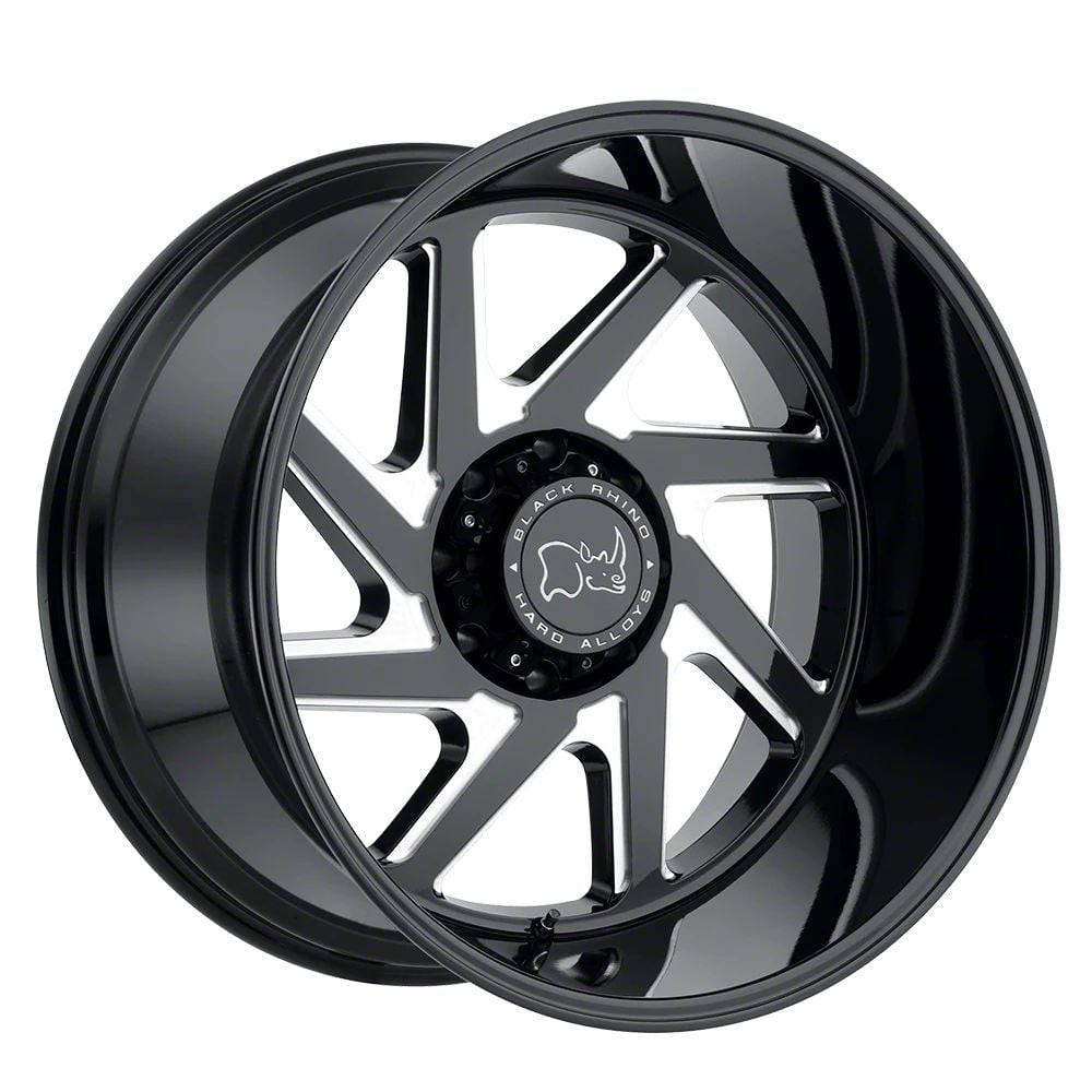 Black Rhino Jeep Wrangler Swerve Gloss Black With Double Milled Spokes Wheel X Mm