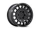 Black Rhino Voll Matte Black Wheel; 17x8.5; 0mm Offset (07-18 Jeep Wrangler JK)