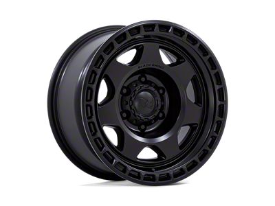 Black Rhino Voyager Matte Black Wheel; 17x8.5; 0mm Offset (07-18 Jeep Wrangler JK)