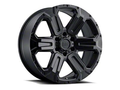 Black Rhino Wanaka Matte Black Wheel; 20x9; -18mm Offset (07-18 Jeep Wrangler JK)