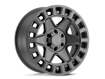 Black Rhino York Matte Gunmetal Wheel; 17x8 (07-18 Jeep Wrangler JK)