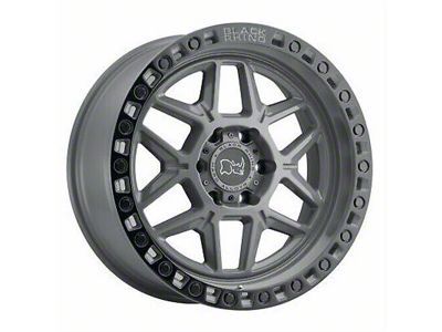 Black Rhino Kelso Battleship Gray with Black Ring Wheel; 20x9; 0mm Offset (18-25 Jeep Wrangler JL)