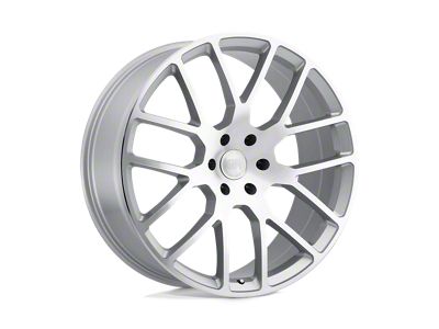 Black Rhino Kunene Silver with Mirror Cut Face Wheel; 20x9; 30mm Offset (18-24 Jeep Wrangler JL)