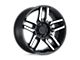 Black Rhino Mesa Matte Black with Machined Face Wheel; 18x9 (18-24 Jeep Wrangler JL)