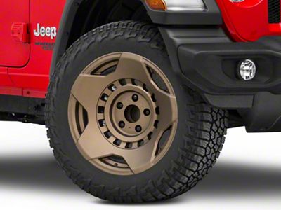 Black Rhino Muzzle Matte Bronze Wheel; 20x9; -18mm Offset (18-24 Jeep Wrangler JL)