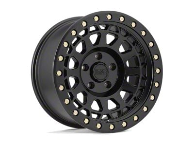 Black Rhino Primm Matte Black with Brass Bolts Wheel; 18x9.5 (18-24 Jeep Wrangler JL)