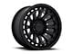 Black Rhino Raid Matte Black Wheel; 18x9.5; 2mm Offset (18-24 Jeep Wrangler JL)