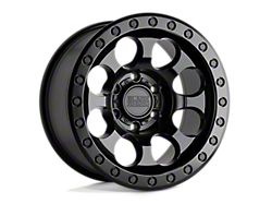 Black Rhino Riot Matte Black Wheel; 17x8.5 (76-86 Jeep CJ7)