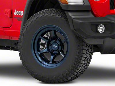 Black Rhino Shogun Gloss Midnight Blue Wheel; 17x8.5; 20mm Offset (18-24 Jeep Wrangler JL)