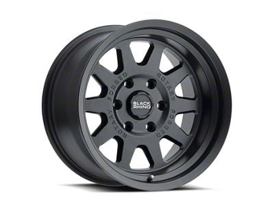 Black Rhino Stadium Matte Black Wheel; 17x9.5; -18mm Offset (18-24 Jeep Wrangler JL)