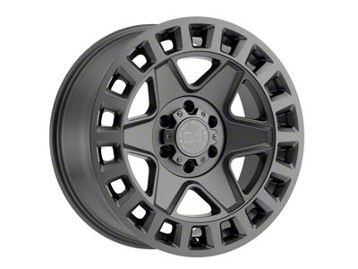 Black Rhino York Matte Gunmetal Wheel; 17x8; 35mm Offset (87-95 Jeep Wrangler YJ)