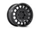 Black Rhino Voll Matte Black Wheel; 17x8 (97-06 Jeep Wrangler TJ)