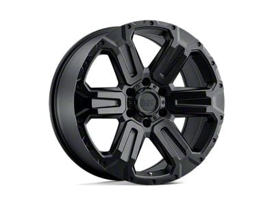 Black Rhino Wanaka Matte Black Wheel; 17x8.5; 35mm Offset (97-06 Jeep Wrangler TJ)