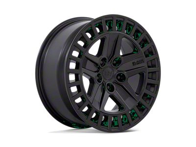 Black Rhino Alston Matte Black Wheel; 18x8.5 (87-95 Jeep Wrangler YJ)