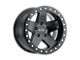 Black Rhino Crawler Matte Black Wheel; 17x9.5 (20-24 Jeep Gladiator JT)