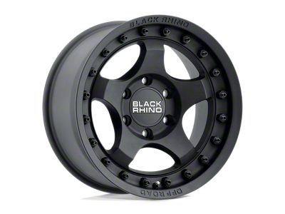 Black Rhino Bantam Textured Black Wheel; 18x9 (18-24 Jeep Wrangler JL)
