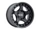 Black Rhino Bantam Textured Black Wheel; 18x9 (07-18 Jeep Wrangler JK)