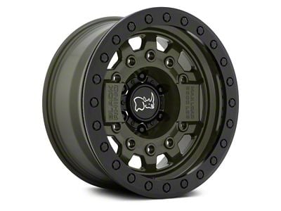 Black Rhino Avenger Beadlock Olive Drab Green 6-Lug Wheel; 17x8.5; -30mm Offset (16-23 Tacoma)