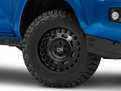 Black Rhino Axle Matte Black 6-Lug Wheel; 17x9.5; 6mm Offset (16-23 Tacoma)