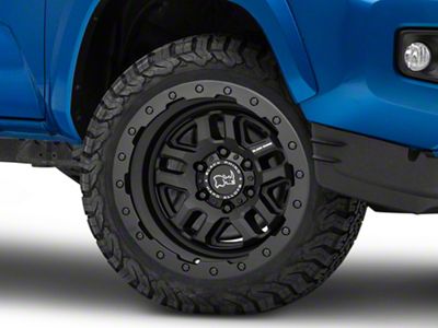 Black Rhino Barstow Textured Matte Black 6-Lug Wheel; 20x9.5; 0mm Offset (16-23 Tacoma)