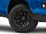 Black Rhino Caprock Matte Black 6-Lug Wheel; 17x8.5; -18mm Offset (16-23 Tacoma)