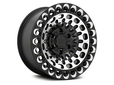 Black Rhino Labyrinth Gloss Black Machined 6-Lug Wheel; 17x9.5; -18mm Offset (16-23 Tacoma)