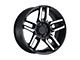 Black Rhino Mesa Matte Black Machined 6-Lug Wheel; 20x9; 12mm Offset (16-23 Tacoma)