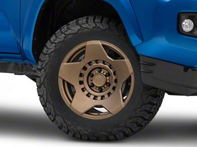 Black Rhino Muzzle Matte Bronze 6-Lug Wheel; 17x9; 0mm Offset (16-23 Tacoma)