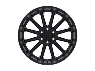 Black Rhino Pinnacle Semi Gloss Black with Gunmetal Bolts 6-Lug Wheel; 17x8.5; -18mm Offset (16-23 Tacoma)