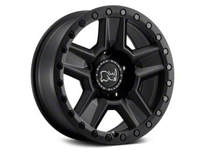 Black Rhino Ravine Matte Black 6-Lug Wheel; 17x8.5; -18mm Offset (16-23 Tacoma)