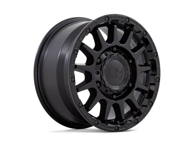 Black Rhino Sequoia Matte Black 6-Lug Wheel; 16x8; 38mm Offset (16-23 Tacoma)