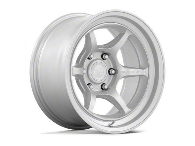 Black Rhino Shogun Hyper Silver 6-Lug Wheel; 17x8.5; -10mm Offset (16-23 Tacoma)