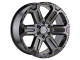 Black Rhino Wanaka Matte Gunmetal with Brushed Face and Gunmetal Tint 6-Lug Wheel; 20x9; 12mm Offset (16-23 Tacoma)