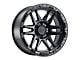 Black Rhino Apache Matte Black 6-Lug Wheel; 20x9; -18mm Offset (17-24 Titan)