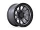 Black Rhino Calico Matte Gunmetal with Matte Black Lip 6-Lug Wheel; 17x8.5; -10mm Offset (17-24 Titan)