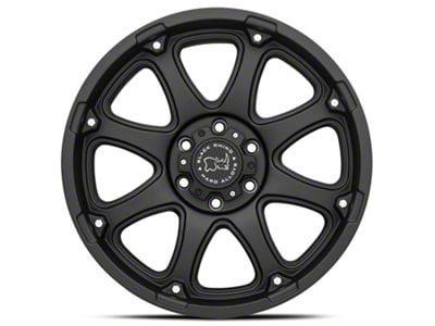 Black Rhino Glamis Matte Black 6-Lug Wheel; 20x9; 12mm Offset (17-24 Titan)