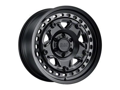 Black Rhino Grange Matte Black with Machined Tint Ring 6-Lug Wheel; 18x9; 12mm Offset (17-24 Titan)