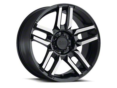 Black Rhino Mesa Matte Black Machined 6-Lug Wheel; 18x9; 12mm Offset (17-24 Titan)