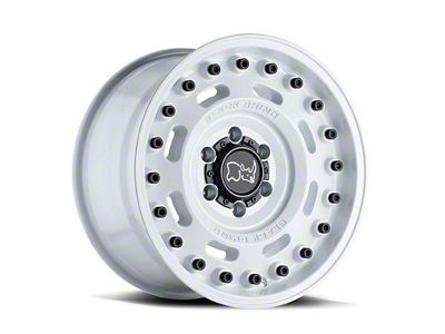 Black Rhino Axle Gloss White 6-Lug Wheel; 18x9.5; -18mm Offset (16-24 Titan XD)