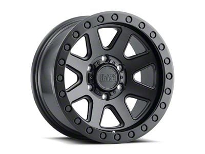 Black Rhino Baker Matte Black 6-Lug Wheel; 18x9; 12mm Offset (16-24 Titan XD)