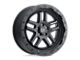 Black Rhino Barstow Textured Matte Black 6-Lug Wheel; 20x9.5; 12mm Offset (16-24 Titan XD)