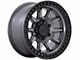 Black Rhino Calico Matte Gunmetal with Matte Black Lip 6-Lug Wheel; 17x8.5; 0mm Offset (16-24 Titan XD)