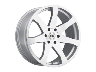 Black Rhino Mozambique Silver 6-Lug Wheel; 18x8.5; 0mm Offset (16-24 Titan XD)