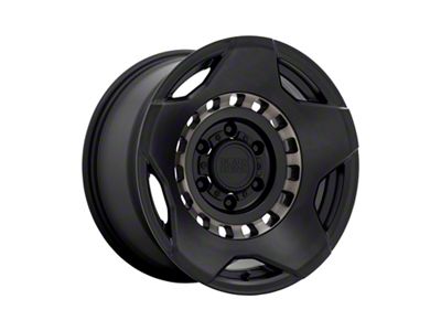 Black Rhino Muzzle Matte Black with Machined Tinted Ring 6-Lug Wheel; 20x9; 12mm Offset (16-24 Titan XD)