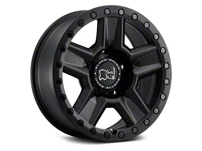 Black Rhino Ravine Matte Black 6-Lug Wheel; 20x9; 12mm Offset (16-24 Titan XD)